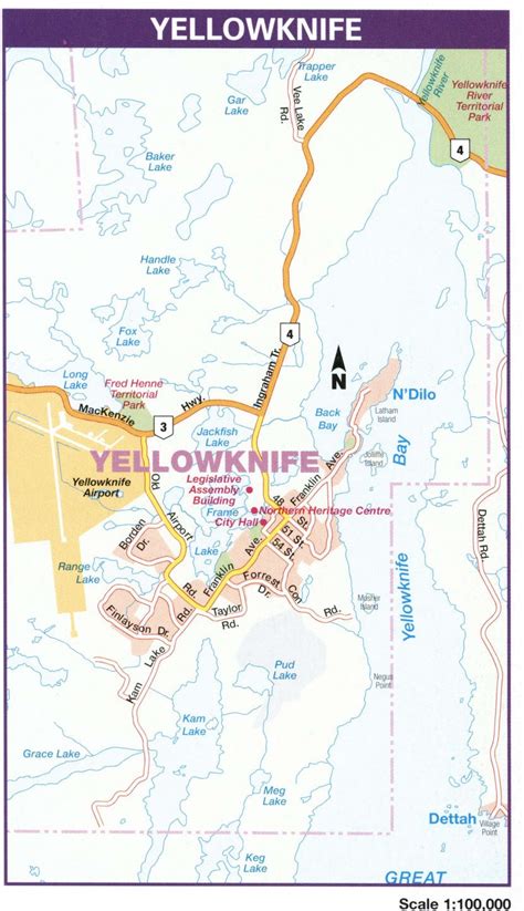 city of yellowknife|city of yellowknife map.